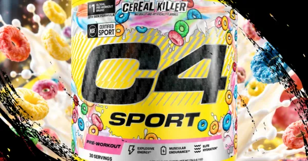 C4 Sport вышел со вкусом Cereal Killer с кофеином 200 мг