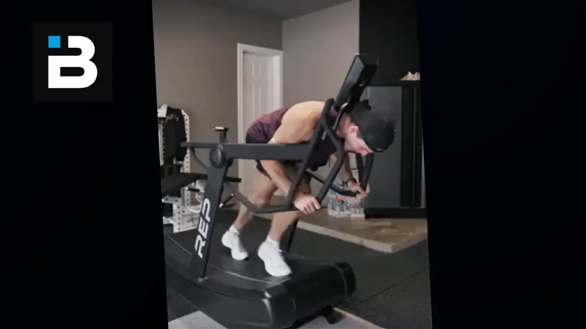 Изогнутая дорожка Strive от REP: бег и санки в одном тренажёре